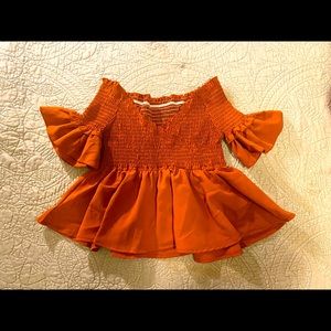 SHEIN off the shoulder shirt